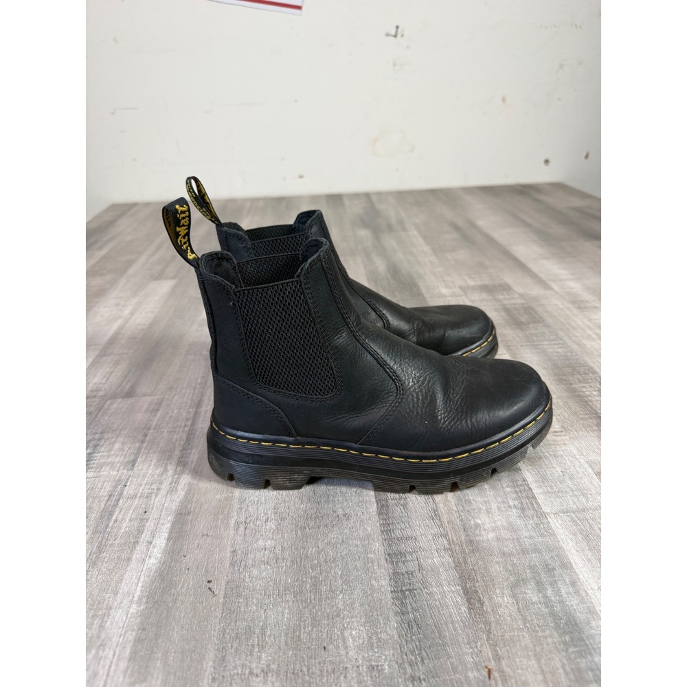 Dr. Martens 2976 Nappa WinterGrip Black Leather Chelsea Boots Womens 7 UK 5